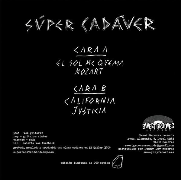 Súper Cadáver - Súper Cadáver - Imagen 2