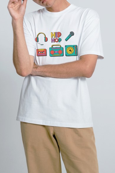 Camiseta hip hop
