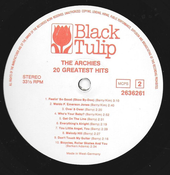 The Archies - 20 Greatest Hits - Imagen 4