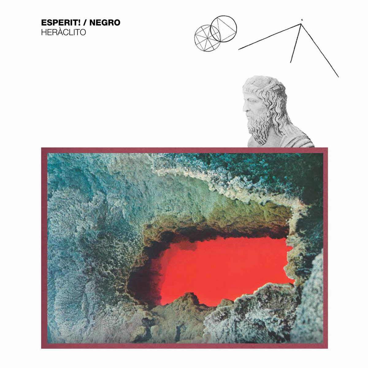 vinilo split ep de Esperit y Negro Heraclito